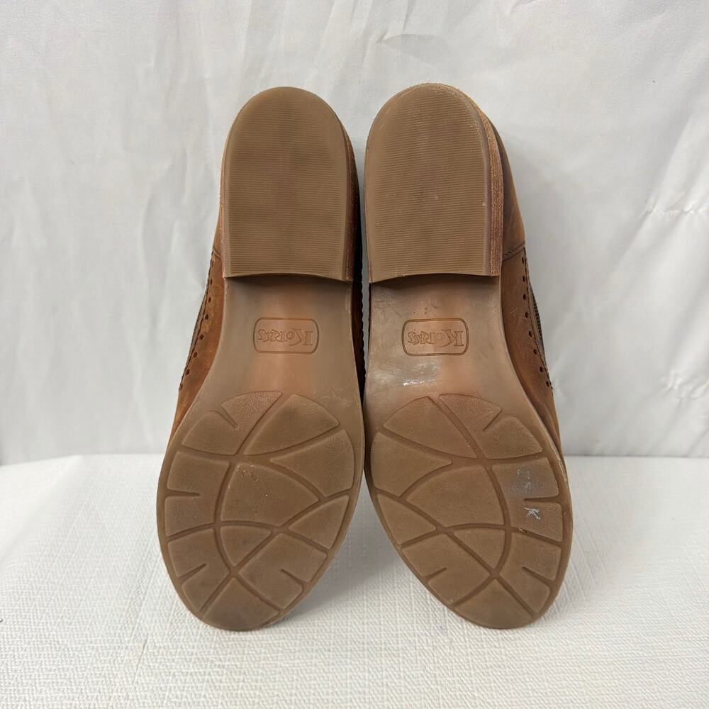 Korks Shoes Size 11M Gertrude Brown Leather Slip On - Picture 8 of 8